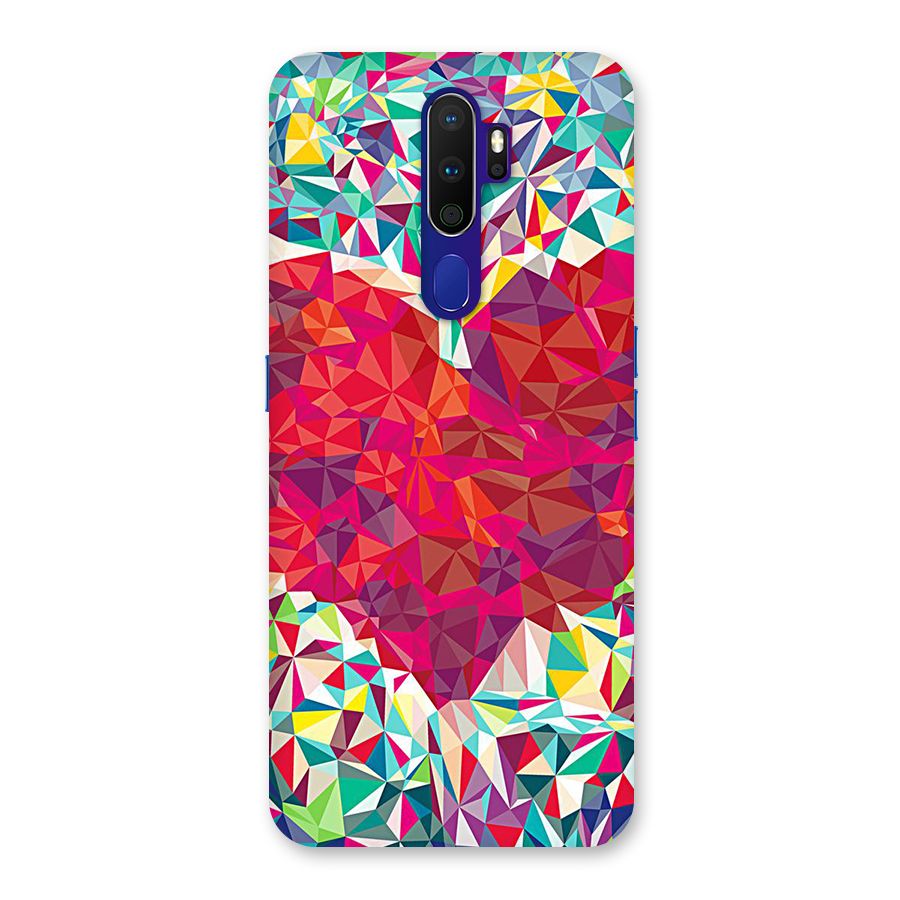 Scrumbled Heart Back Case for Oppo A9 (2020)