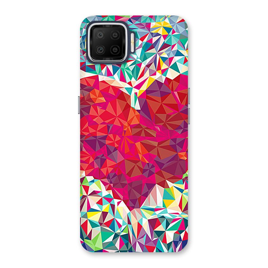 Scrumbled Heart Back Case for Oppo F17
