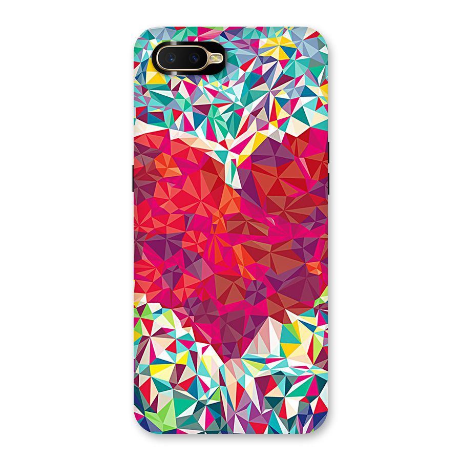 Scrumbled Heart Back Case for Oppo K1