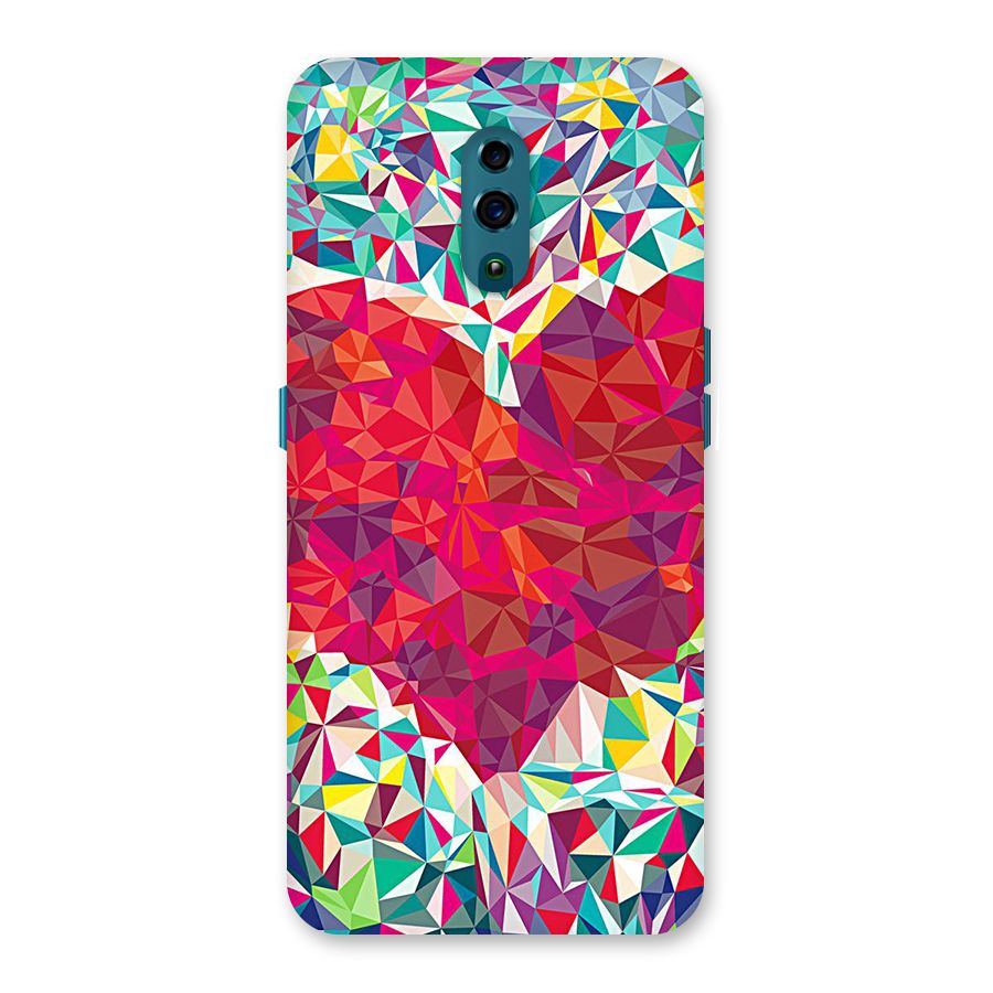 Scrumbled Heart Back Case for Oppo Reno