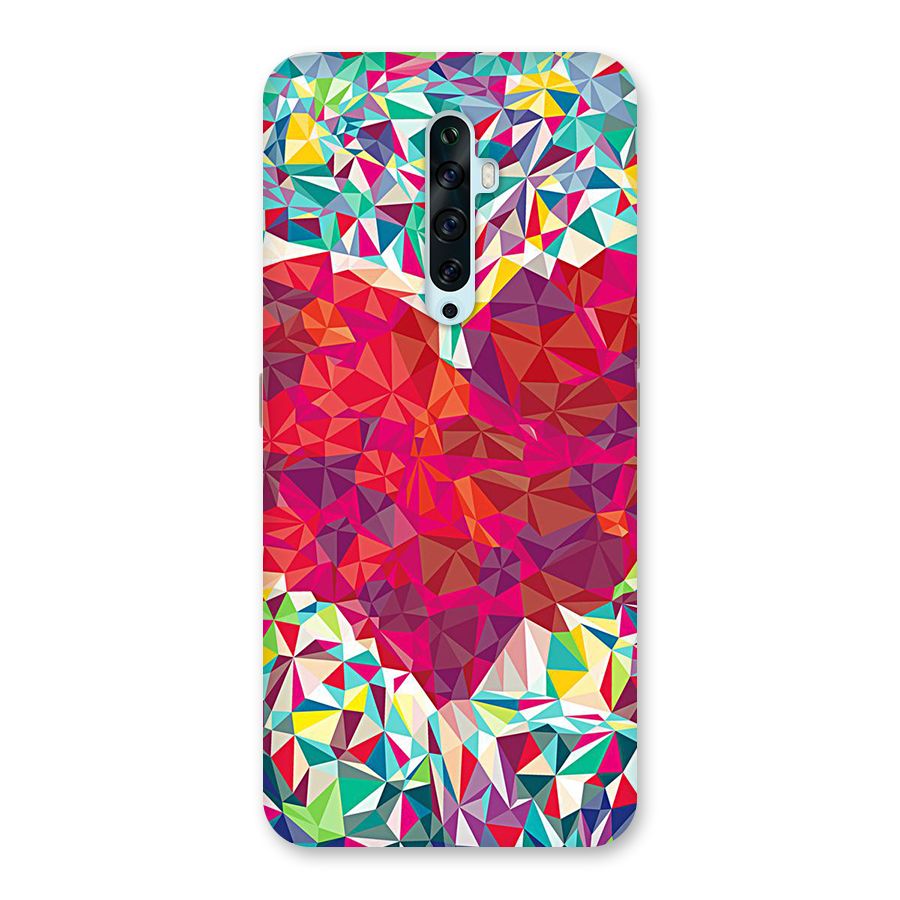 Scrumbled Heart Back Case for Oppo Reno2 Z