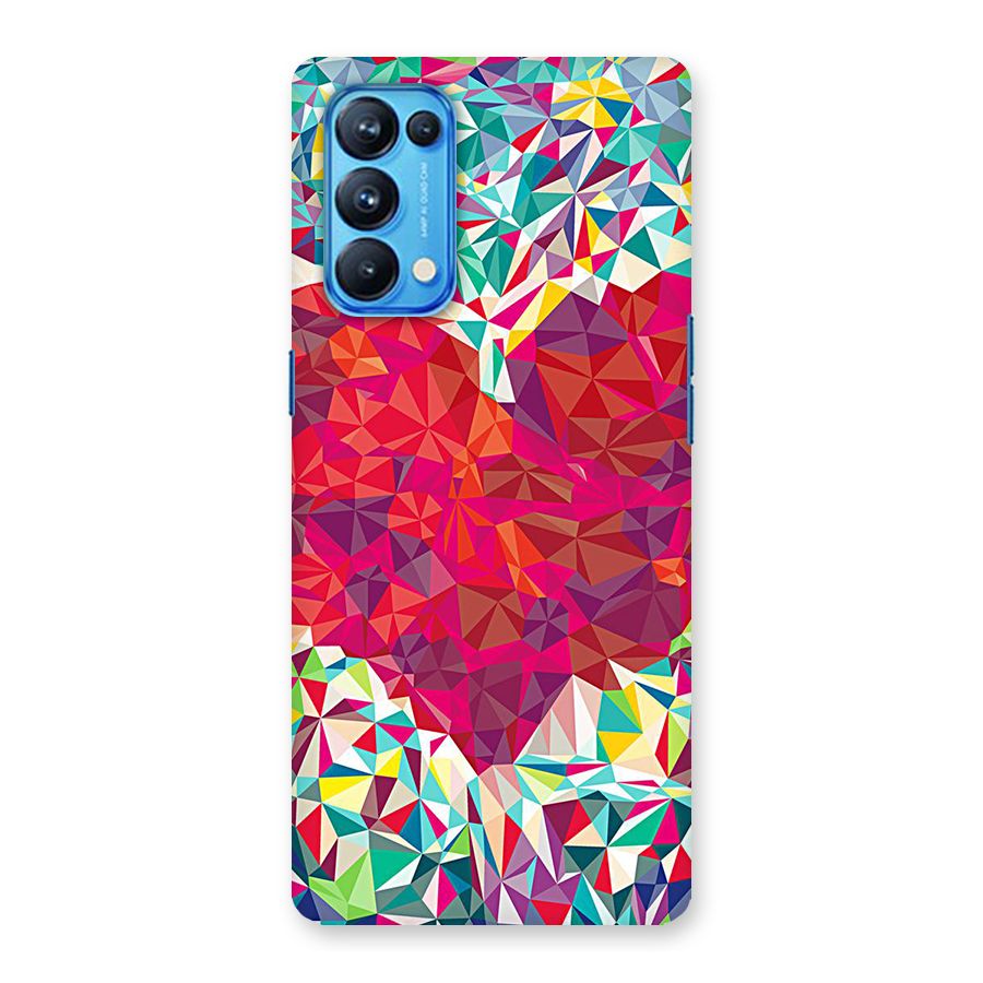 Scrumbled Heart Back Case for Oppo Reno5 Pro 5G