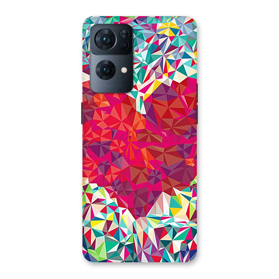 Scrumbled Heart Back Case for Oppo Reno7 Pro 5G