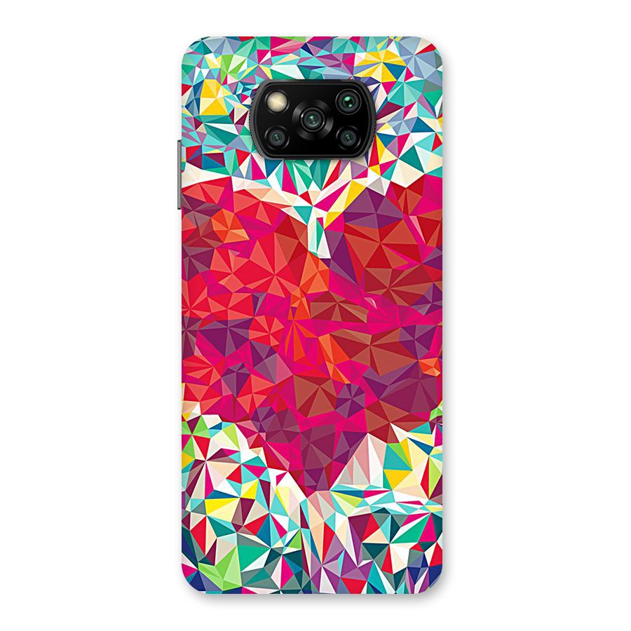 Scrumbled Heart Back Case for Poco X3