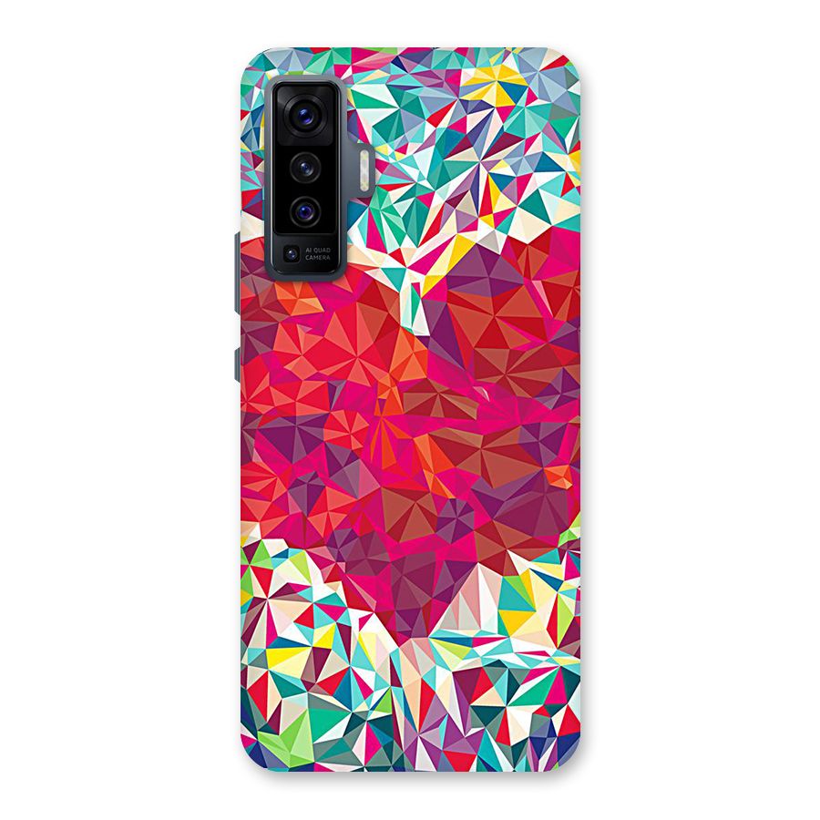 Scrumbled Heart Back Case for Vivo X50