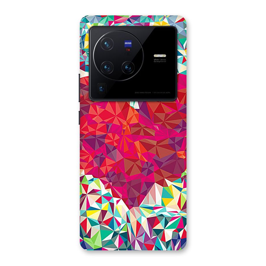Scrumbled Heart Back Case for Vivo X80 Pro