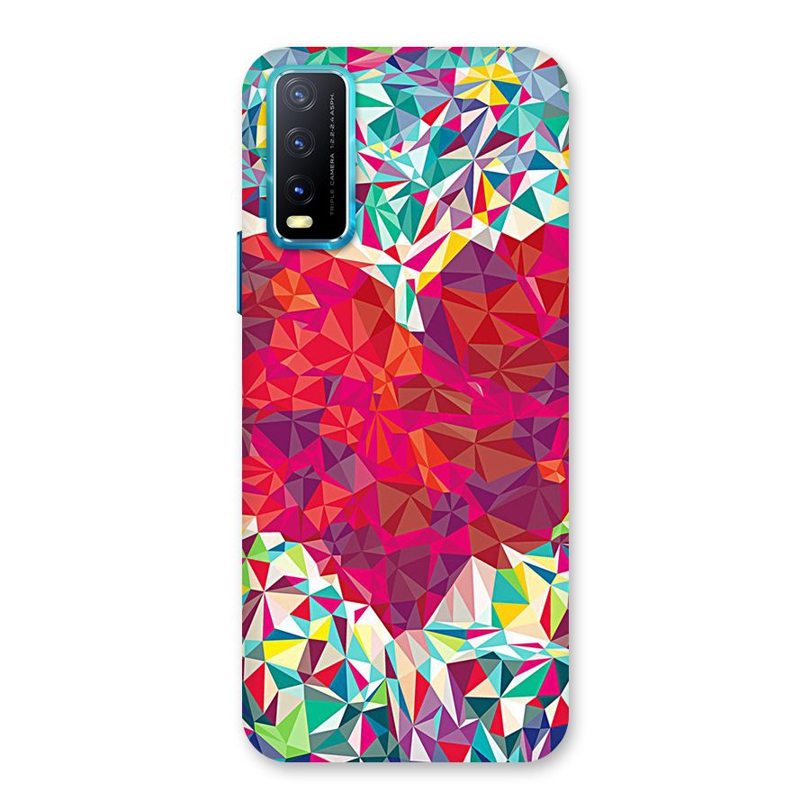 Scrumbled Heart Back Case for Vivo Y20G