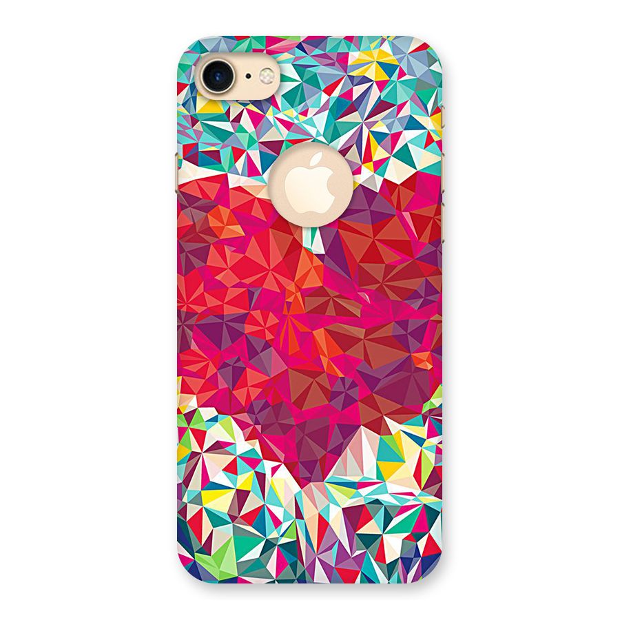 Scrumbled Heart Back Case for iPhone 7 Logo Cut