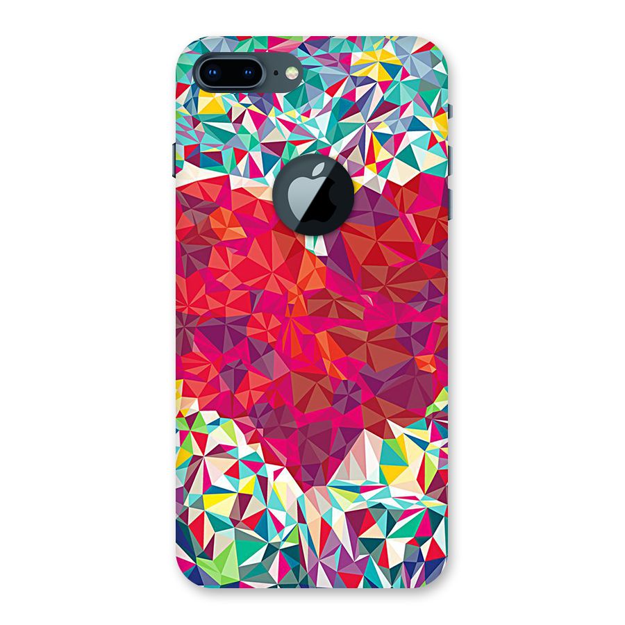 Scrumbled Heart Back Case for iPhone 7 Plus Logo Cut