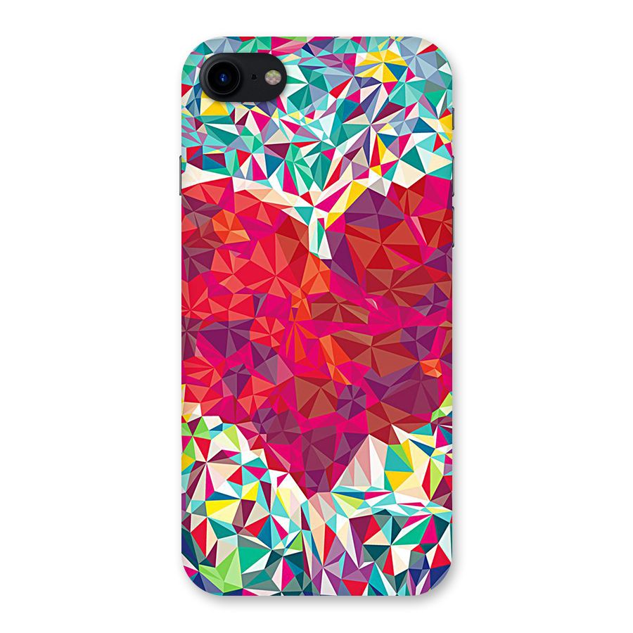 Scrumbled Heart Back Case for iPhone SE 2020