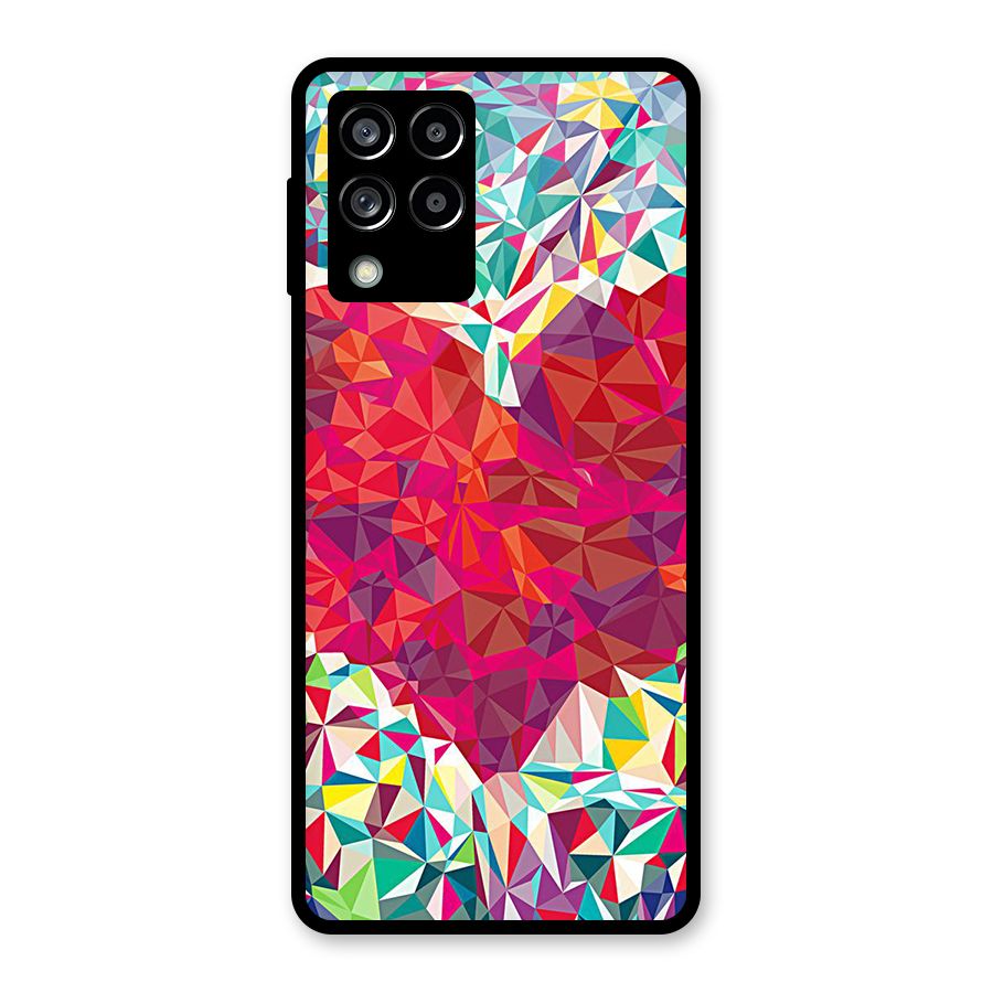 Scrumbled Heart Glass Back Case for Galaxy M53 5G