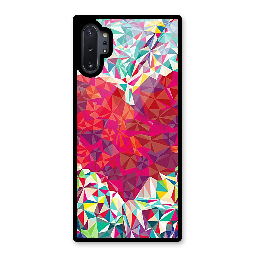 Scrumbled Heart Glass Back Case for Galaxy Note 10 Plus
