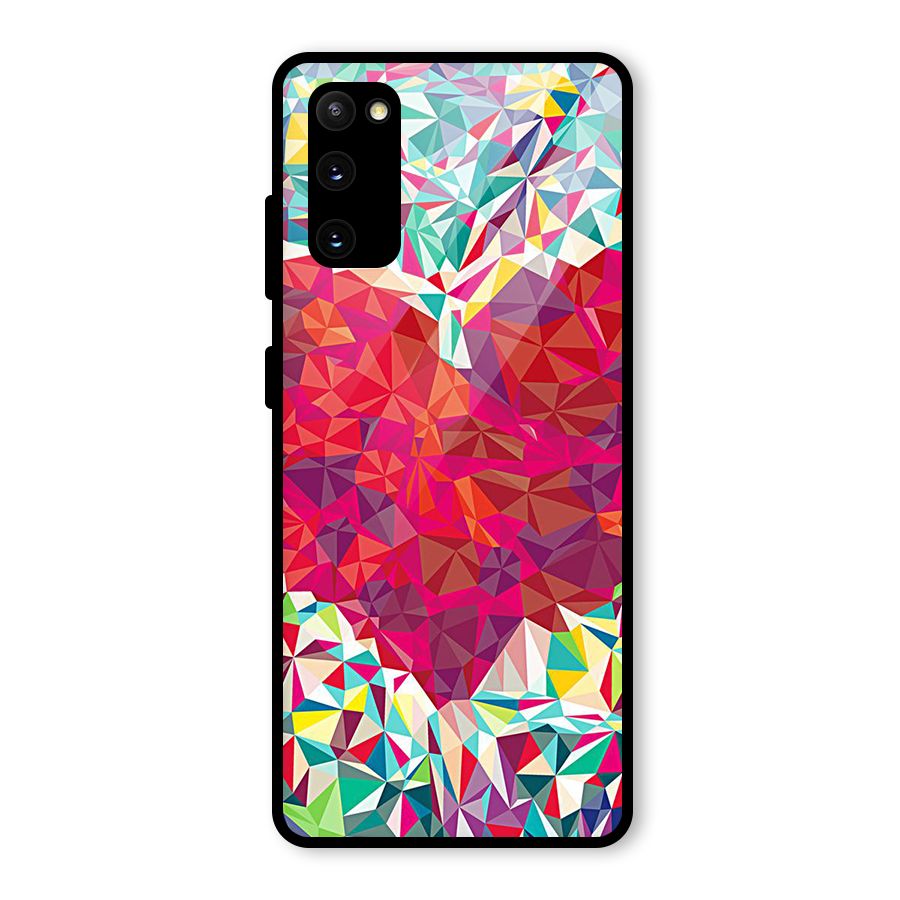 Scrumbled Heart Glass Back Case for Galaxy S20 FE 5G