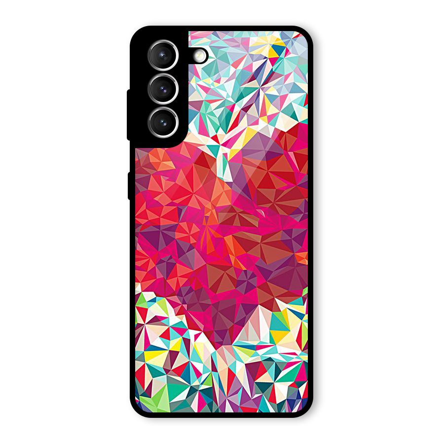 Scrumbled Heart Glass Back Case for Galaxy S21 5G