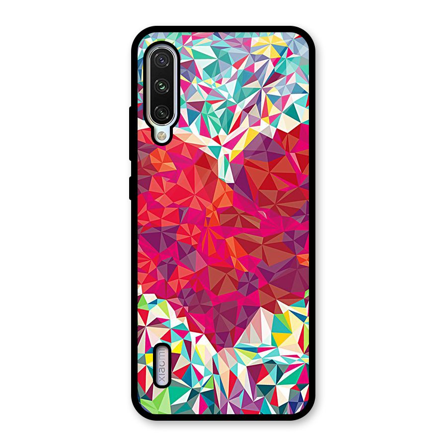 Scrumbled Heart Glass Back Case for Mi A3