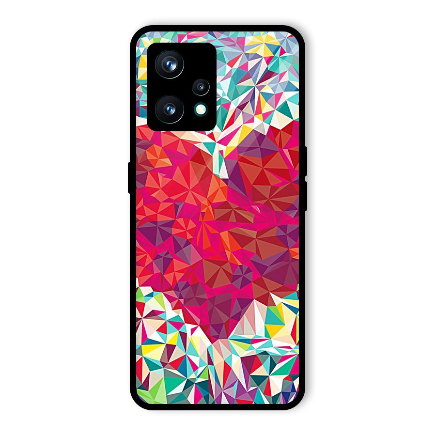 Scrumbled Heart Glass Back Case for Realme 9 Pro Plus 5G