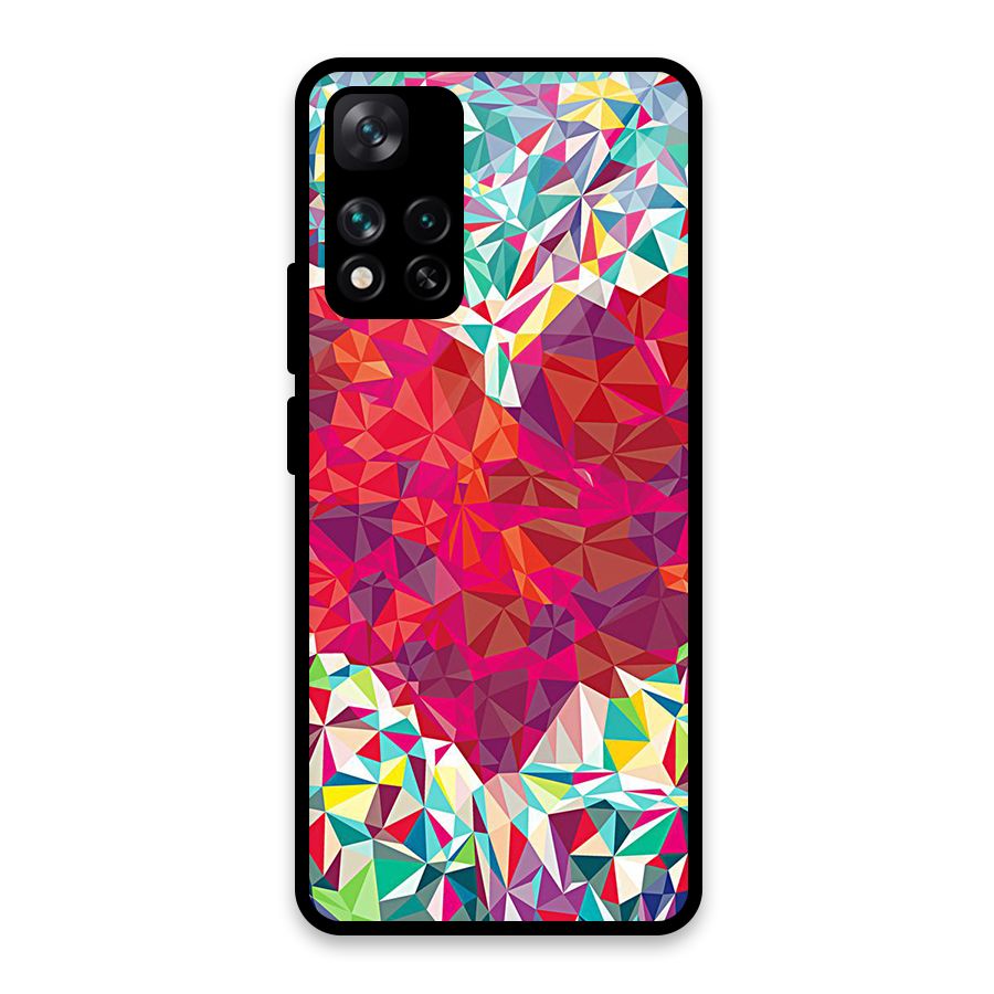 Scrumbled Heart Glass Back Case for Xiaomi 11i HyperCharge 5G
