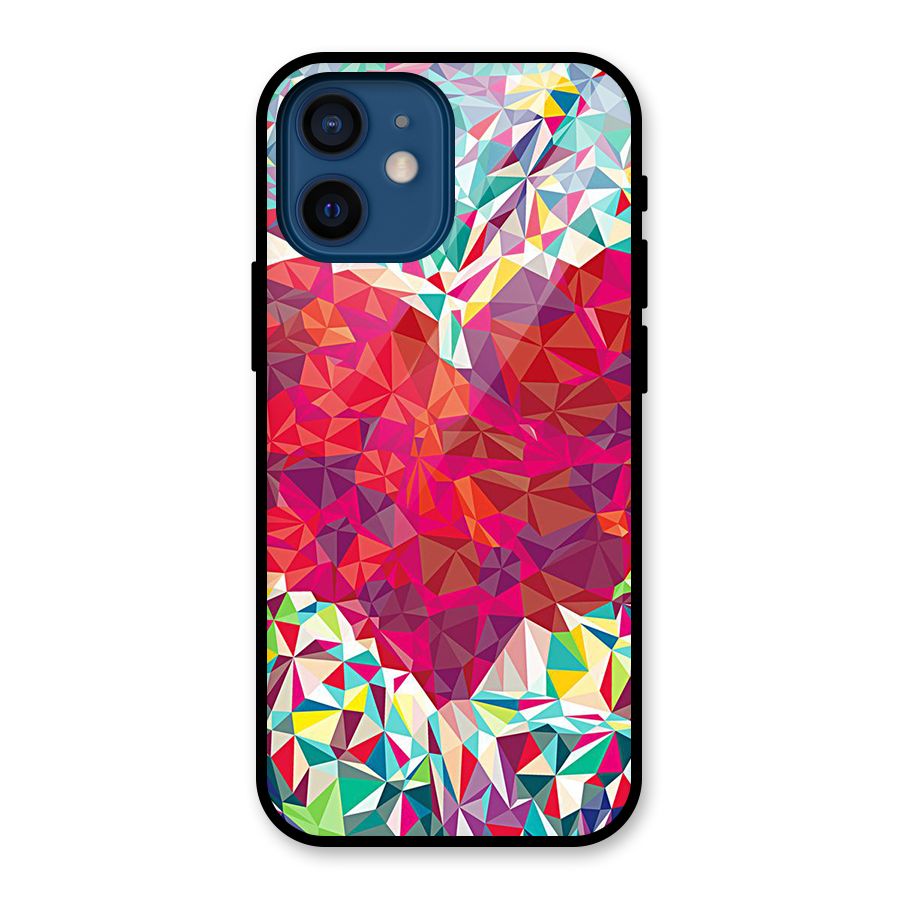 Scrumbled Heart Glass Back Case for iPhone 12 Mini