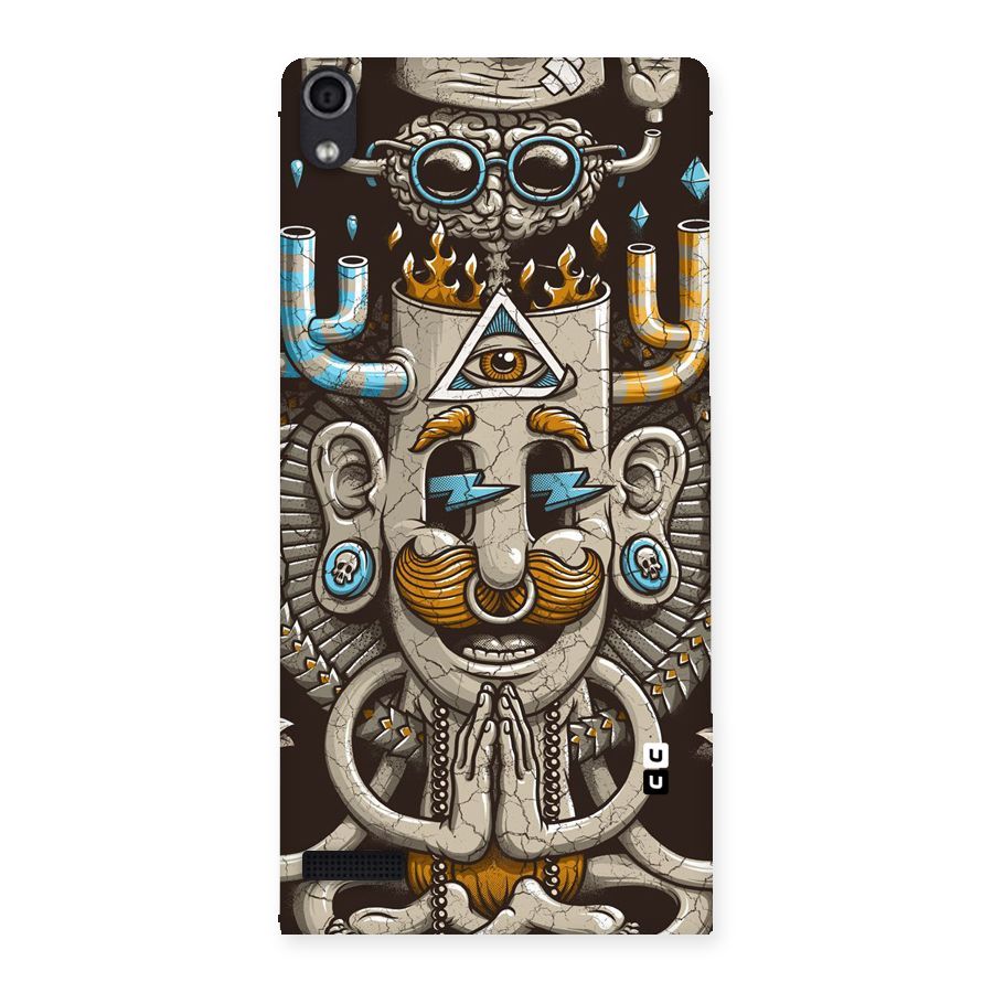 Sculpture Design Back Case for Ascend P6