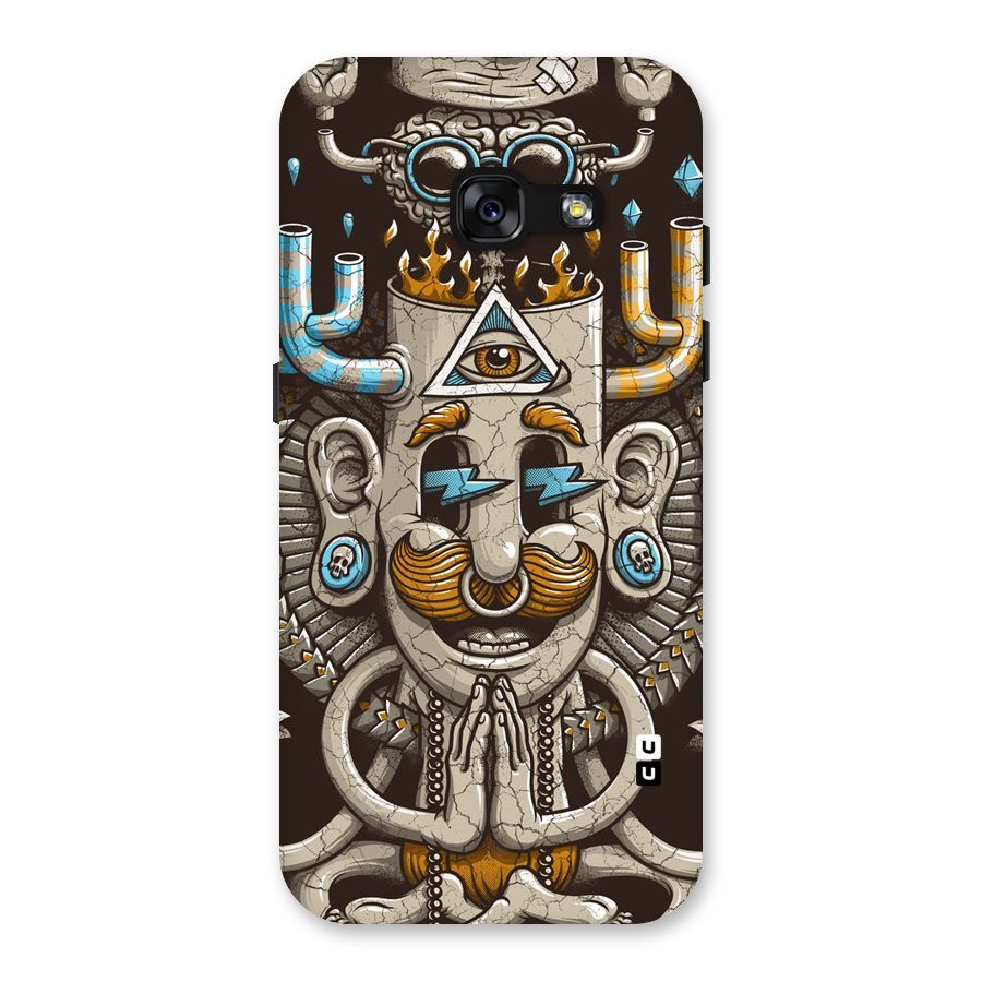Sculpture Design Back Case for Galaxy A3 (2017)