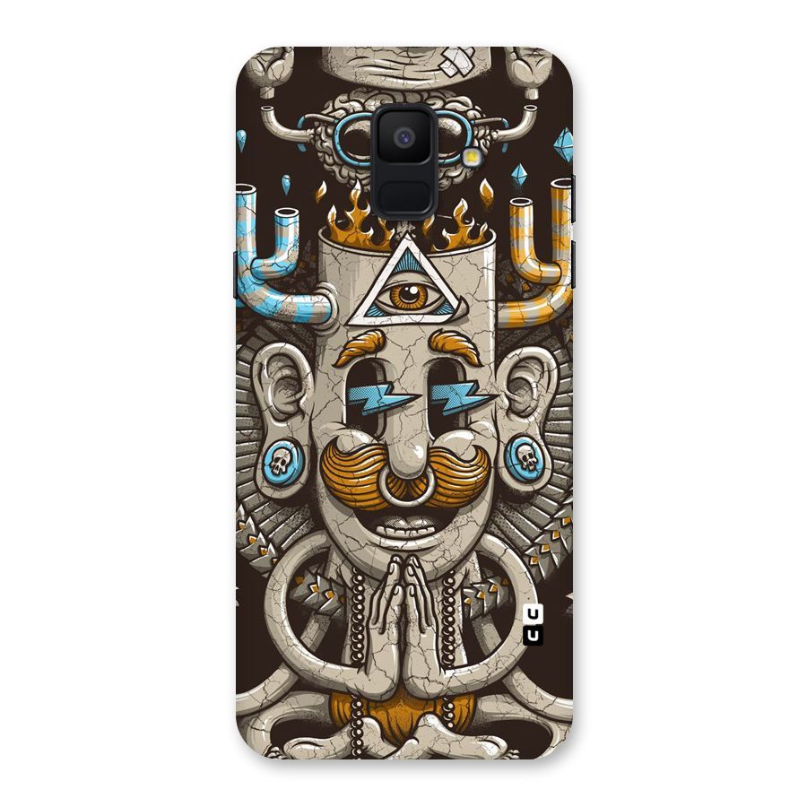 Sculpture Design Back Case for Galaxy A6 (2018)