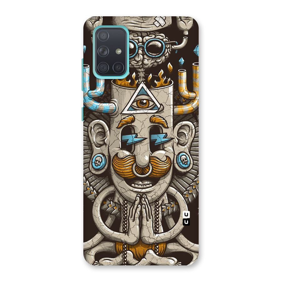 Sculpture Design Back Case for Galaxy A71