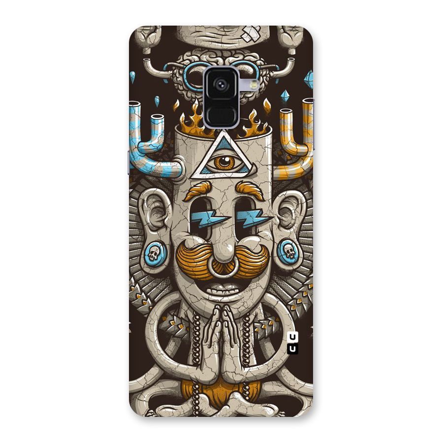 Sculpture Design Back Case for Galaxy A8 Plus