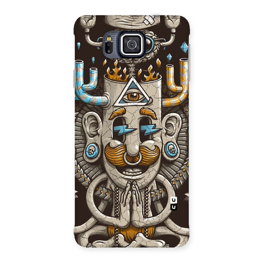 Sculpture Design Back Case for Galaxy Alpha
