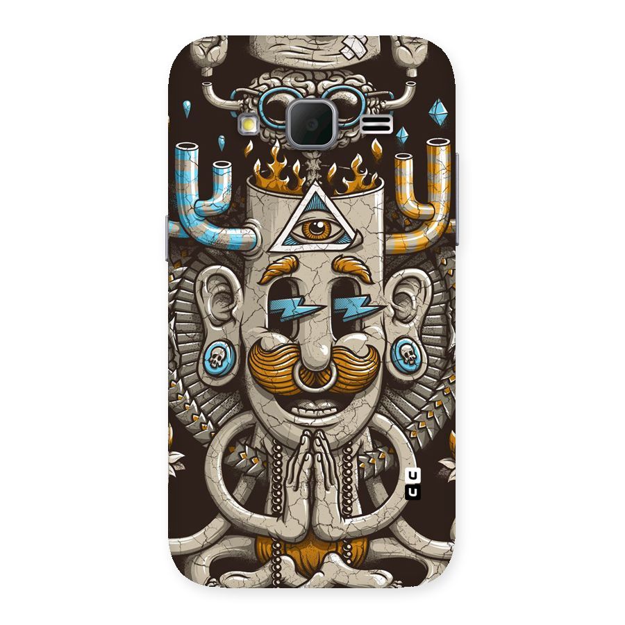 Sculpture Design Back Case for Galaxy Core Prime
