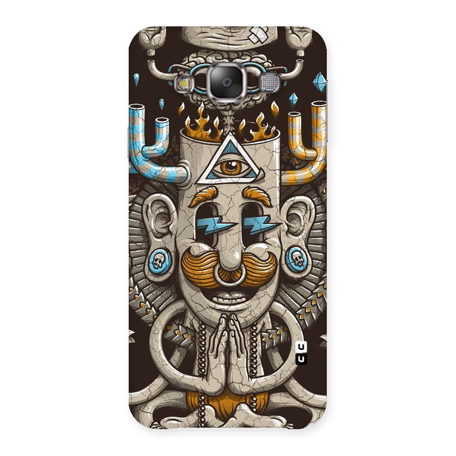 Sculpture Design Back Case for Galaxy E7