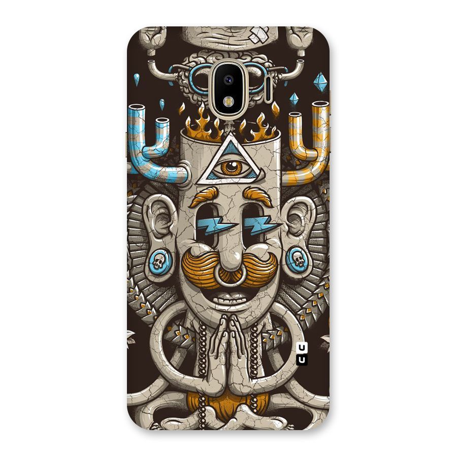 Sculpture Design Back Case for Galaxy J4
