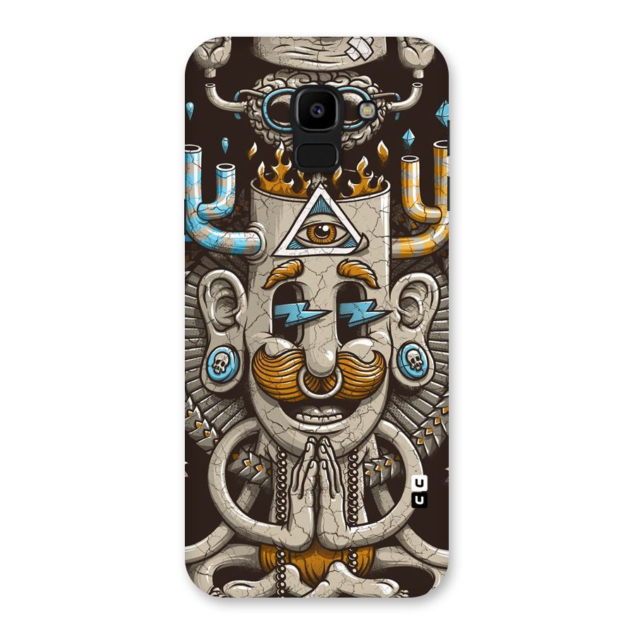 Sculpture Design Back Case for Galaxy J6