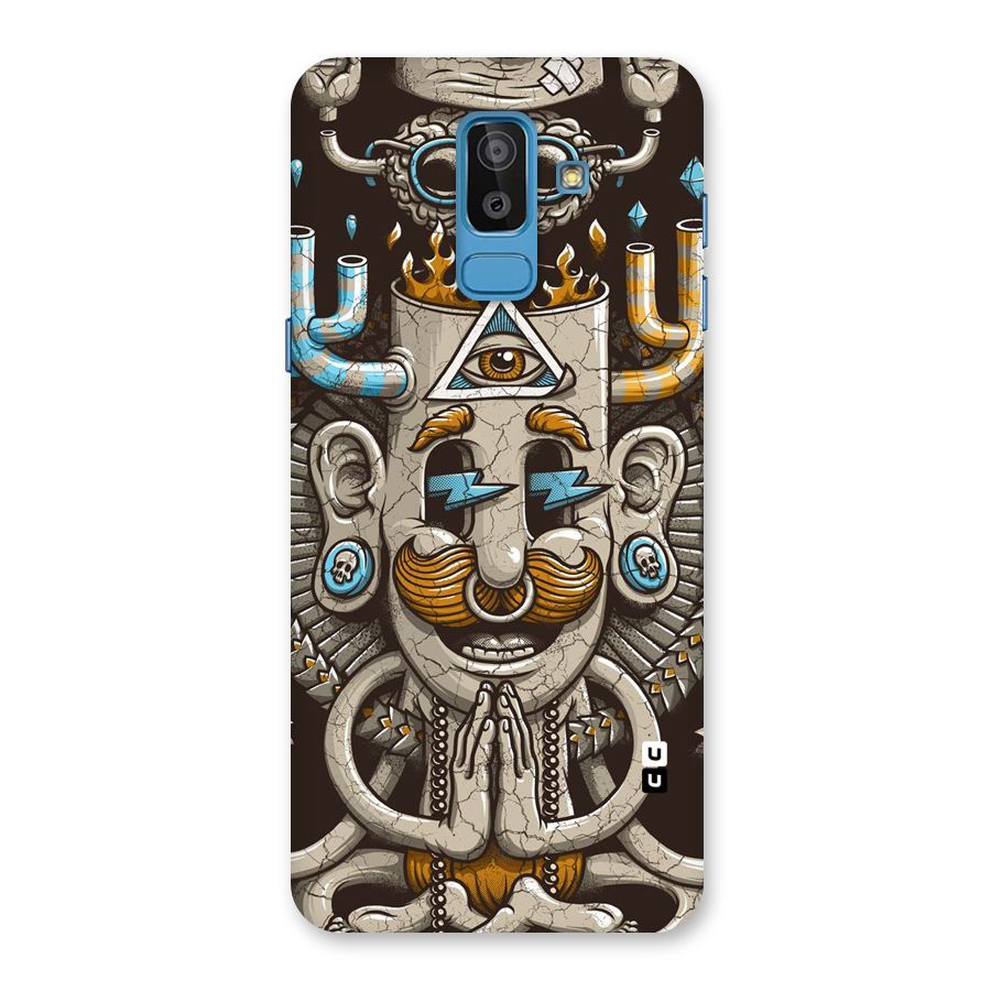 Sculpture Design Back Case for Galaxy J8
