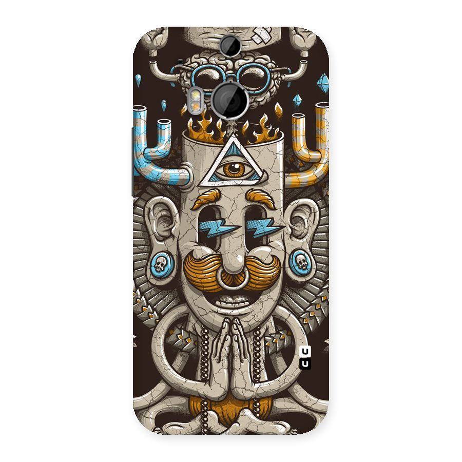Sculpture Design Back Case for HTC One M8