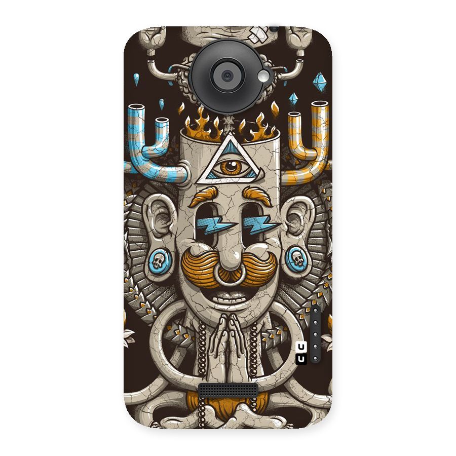 Sculpture Design Back Case for HTC One X