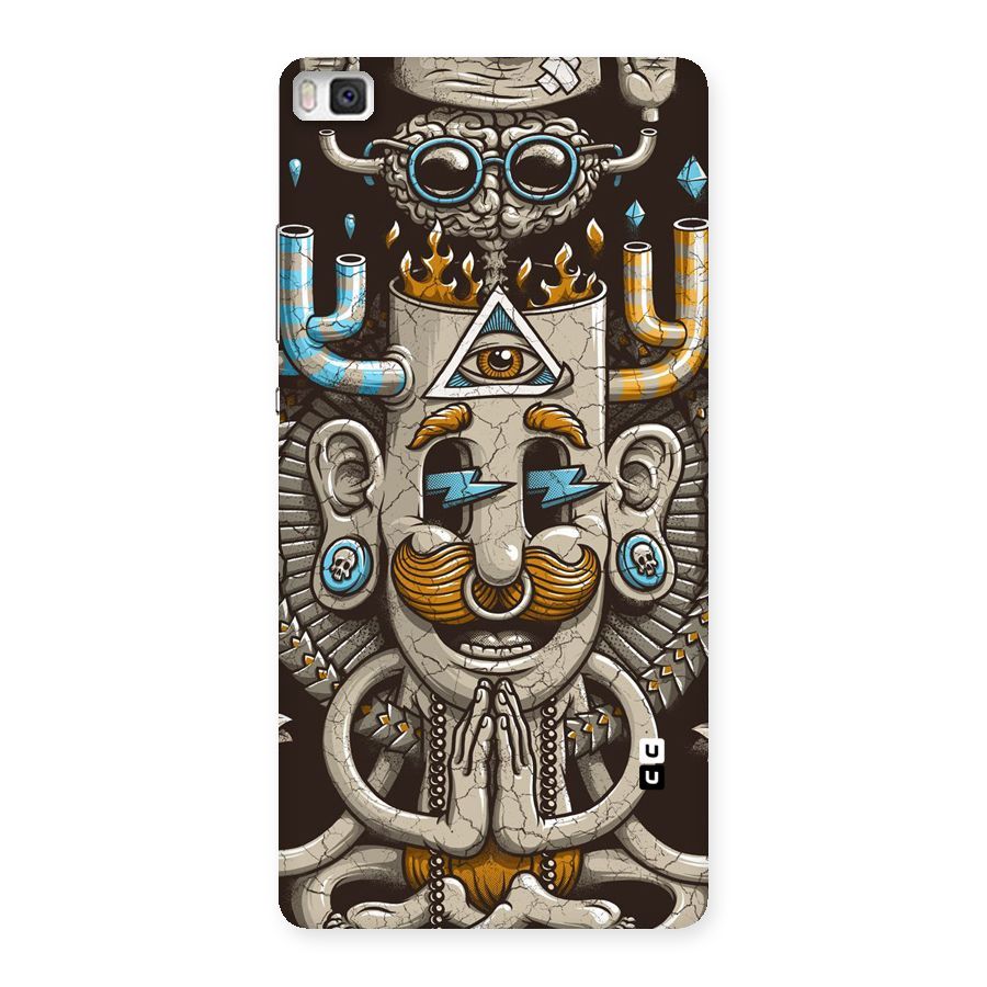 Sculpture Design Back Case for Huawei P8