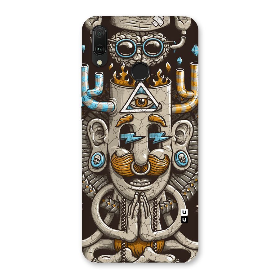 Sculpture Design Back Case for Huawei Y9 (2019)