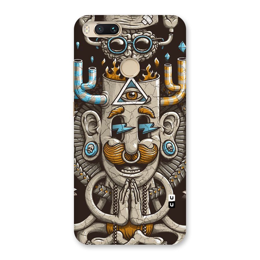 Sculpture Design Back Case for Mi A1