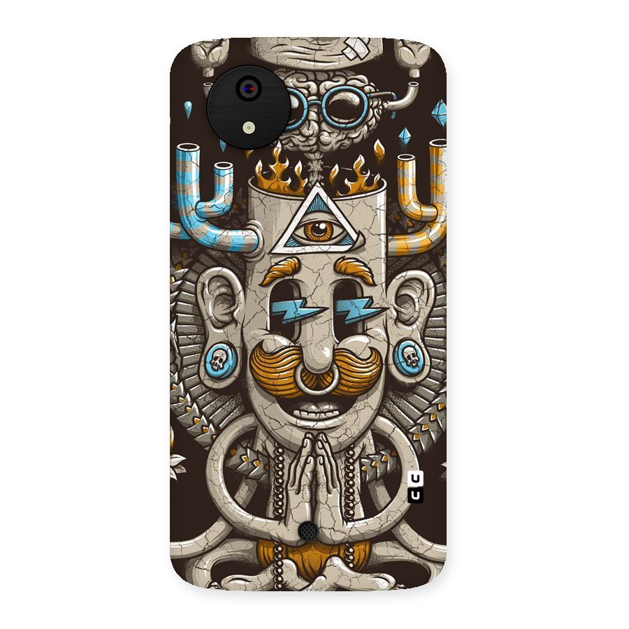 Sculpture Design Back Case for Micromax Canvas A1