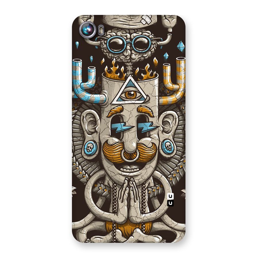 Sculpture Design Back Case for Micromax Canvas Fire 4 A107