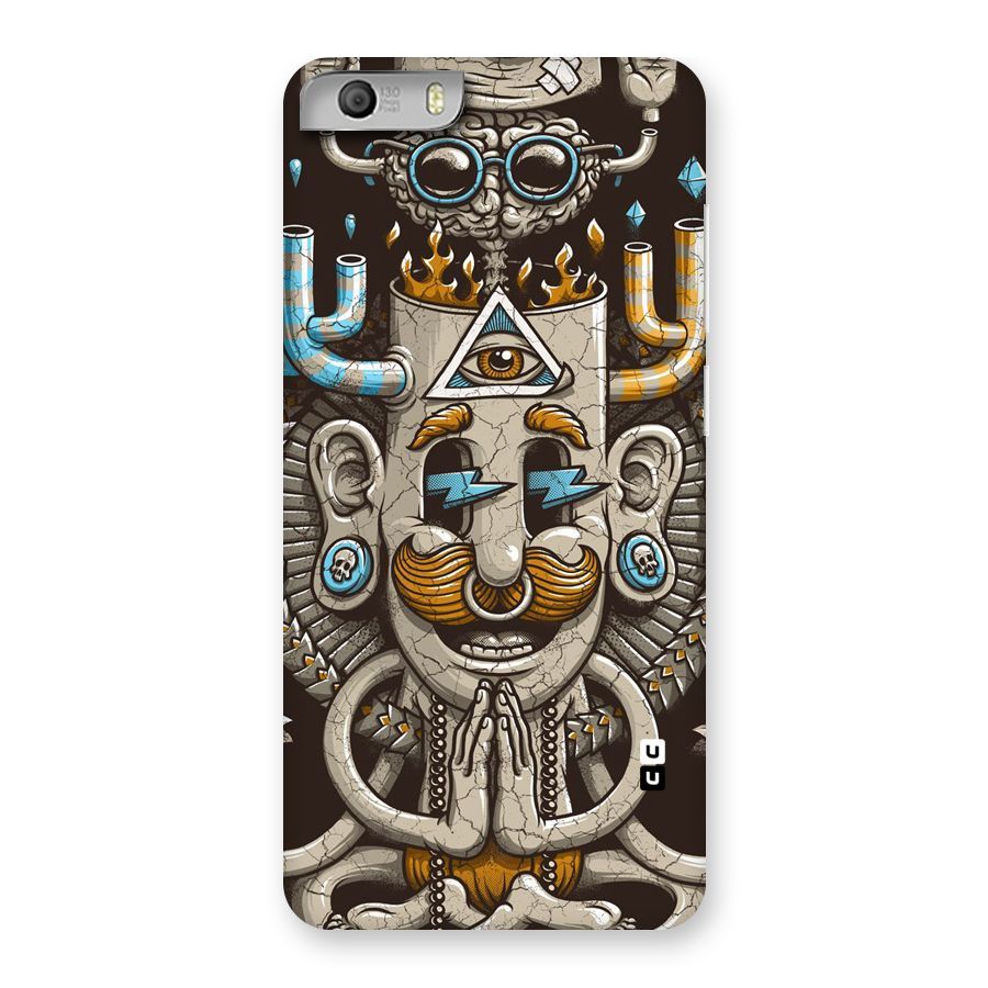 Sculpture Design Back Case for Micromax Canvas Knight 2