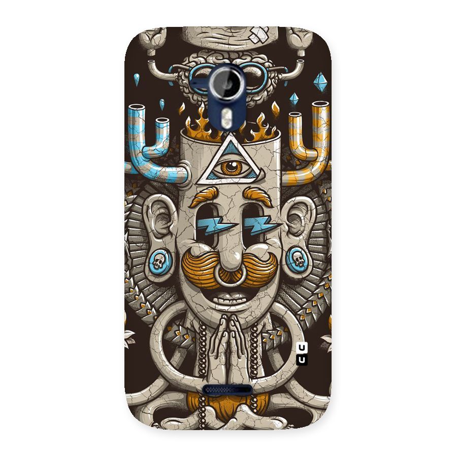 Sculpture Design Back Case for Micromax Canvas Magnus A117