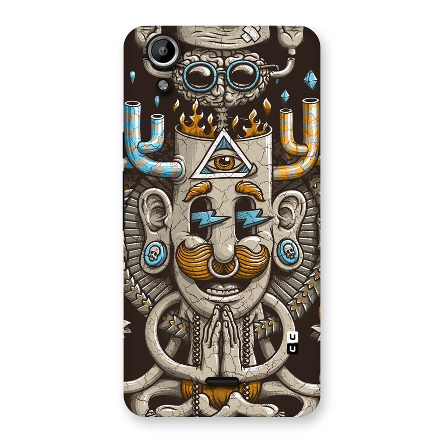 Sculpture Design Back Case for Micromax Canvas Selfie Lens Q345
