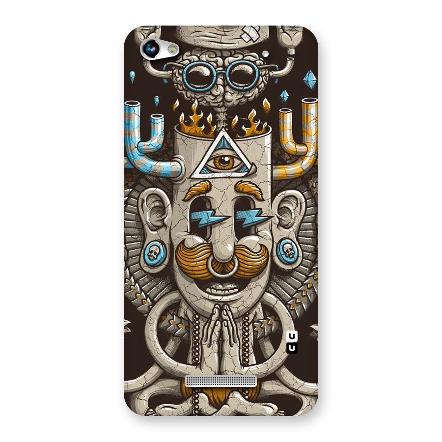 Sculpture Design Back Case for Micromax Hue 2