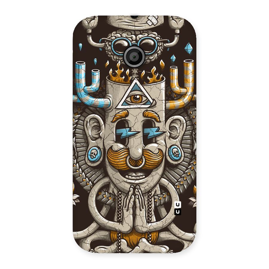Sculpture Design Back Case for Moto E