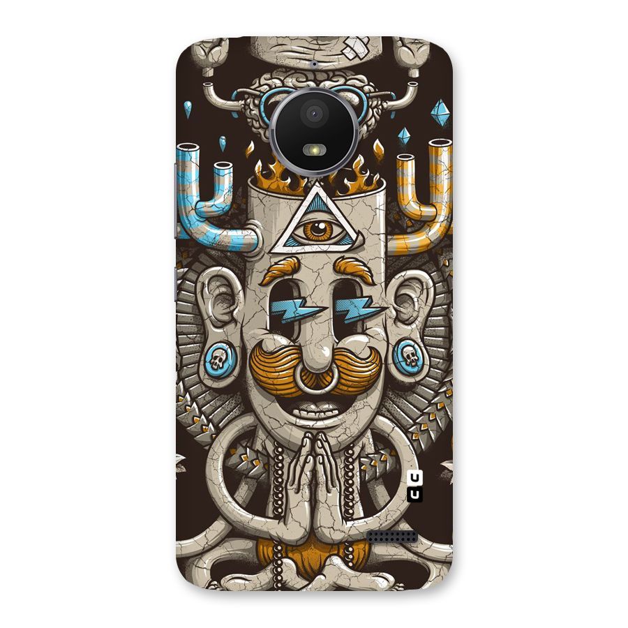 Sculpture Design Back Case for Moto E4