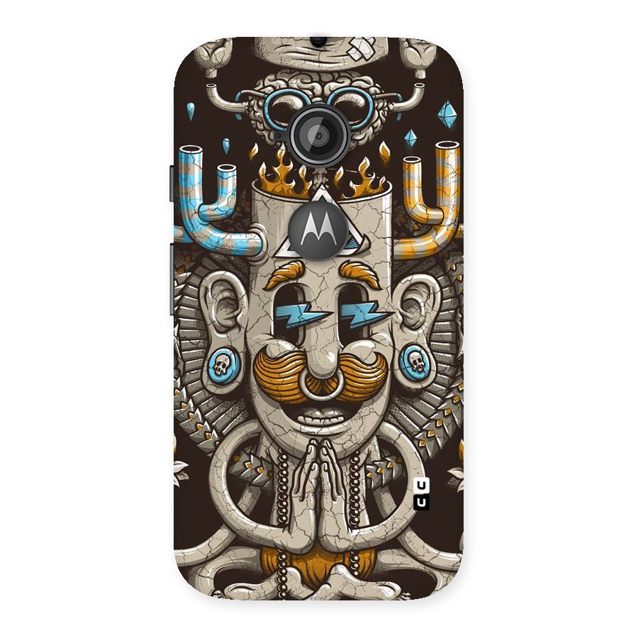 Sculpture Design Back Case for Moto E 2nd Gen