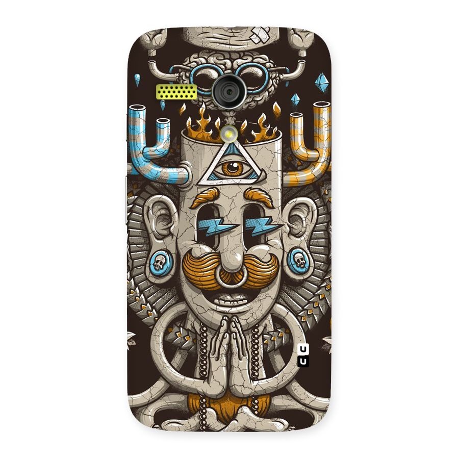 Sculpture Design Back Case for Moto G