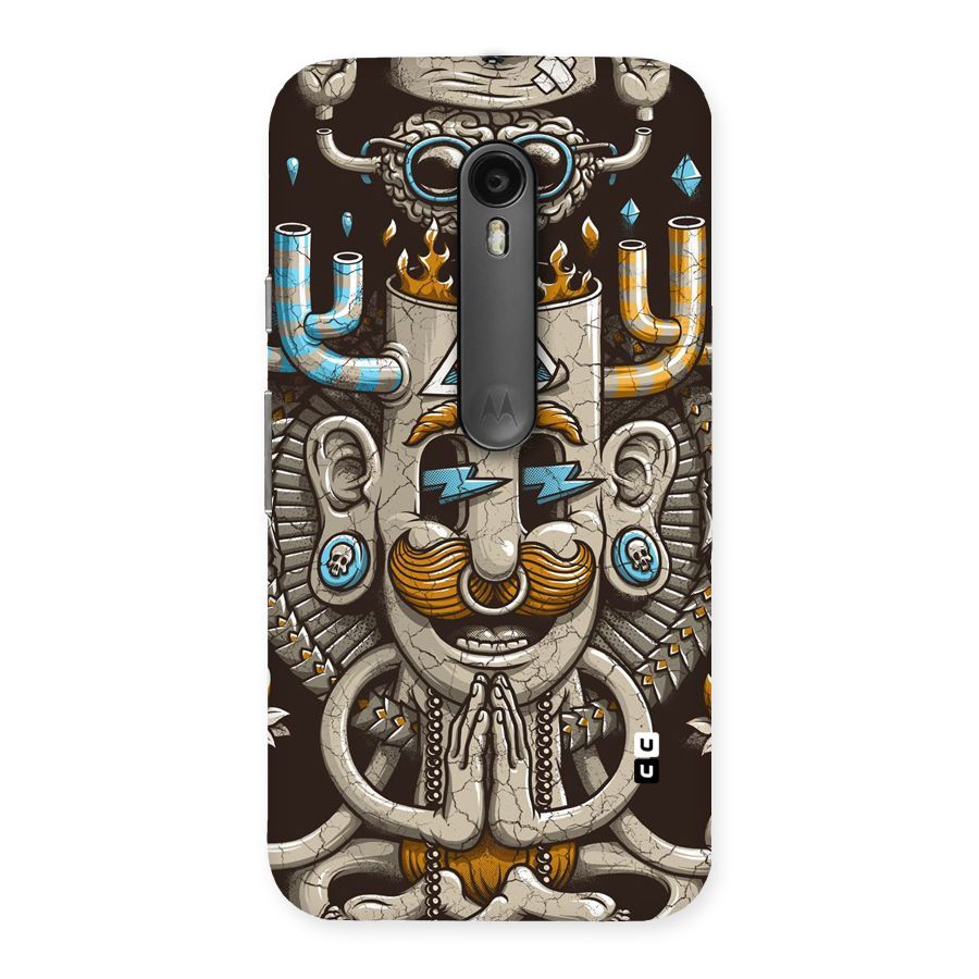 Sculpture Design Back Case for Moto G3