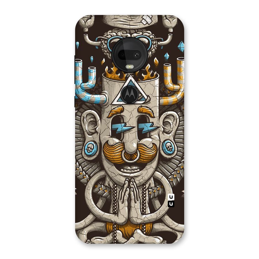 Sculpture Design Back Case for Moto G7